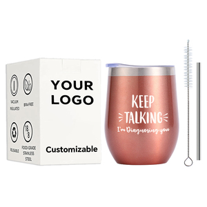 Vaso Inteligente con Micrófono, OEM/ODM, 12 oz, Inalámbrico, Acero Inoxidable, Doble Pared, Aislamiento al Vacío, Diseño Delgado y Recto, con Altavoz y LED - Product Image 1