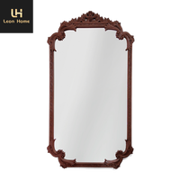 Grand miroir pour le hall, style européen, miroir d'entrée sculpté exquis, miroir d'entrée décoratif luxueux sculpté