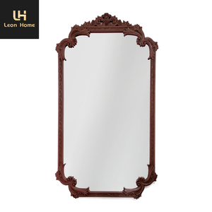 Specchio Lungo per Ingresso in Stile Europeo, Squisito Specchio Intagliato per Ingresso, Lussuoso Specchio Decorativo Intagliato per Ingresso - Product Image 1