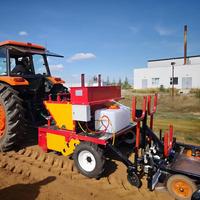 Planteuse automatique d'ail à 5 rangs pour bourgeons uniformes – Équipement de semis d'ail