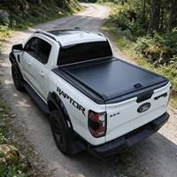 Couverture de benne de camion rétractable en aluminium, accessoires pour pick-up 4x4, compatible avec Great Wall Poer, Ford F150, Ranger, Toyota Hilux, Tacoma