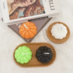 Candele Artigianali Personalizzabili di Alta Qualità in Paraffina, Profumate a Zucca di Halloween, Ecologiche, Non Tossiche, Novità, Disponibili in Diversi Colori per la Casa - Product Image 1