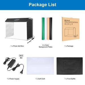 Caja de Luz Portátil para Estudio Fotográfico PULUZ, Personalizable al por Mayor, 60 x 40 cm, Kit de Estudio Fotográfico Cúbico con 4 Fondos de Colores - Product Image 6