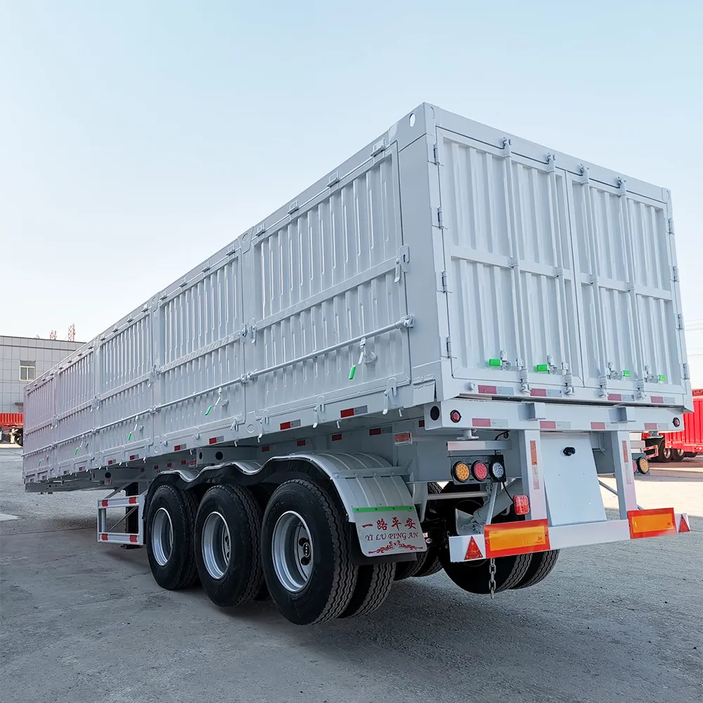 Voertuigmeester Schroot Oplegger 50ton Zijkipper Aanhangwagen 60Ton Zijkipper Aanhangwagen