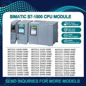 Módulo de CPU 6ES7511-1AL03-0AB0 Nuevo y Original, SIMATIC S7-1500 PLC 6ES75111AL030AB0 CPU 1511-1 PN Unidad Central de Procesamiento - Product Image 4