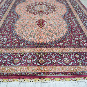 122x183cm <strong>Turkish</strong> <strong>Rugs</strong> Istanbul Carpets Red Persian Road <strong>Uk</strong> and Silk Carpet - Product Image 4