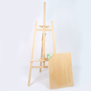 Chevalet d'art portable en bois massif, pliable, spécial étudiant, pour croquis et exposition, lot - Product Image 2