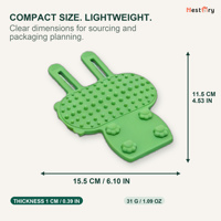 Brosse de massage en silicone pour chat, brosse à gratter et à caresser, brosse de toilettage pour animaux de compagnie, grattoir auto-nettoyant pour les coins