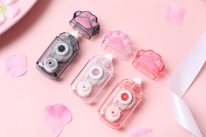 เทปแก้ไขแบบใสลายอุ้งเท้าแมวน่ารัก GF Portable ขนาด 5 มม. ยาว 6 ม. พร้อมกลิตเตอร์วิบวับ สำหรับอุปกรณ์สำนักงานและโรงเรียน - Product Image 5