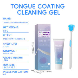 Goma de mascar limpiadora de lengua en gel, desodorante, de fragancia duradera, suave y de venta caliente. - Product Image 4