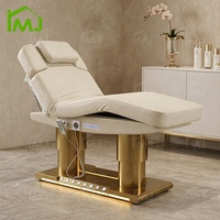 Table de massage cosmétique, table de soin du visage, table d'esthétique électrique, table de beauté de luxe, table pour extensions de cils