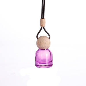 Difusor de Aromaterapia Portátil para Coche, Mini Botella de Vidrio Esmerilado de 10 ml con Cuerda para Colgar, Venta al por Mayor - Product Image 4