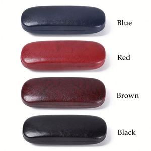 Vente en gros de étuis à lunettes rigides imperméables tendance 2025, boîte à lunettes de lecture, étui à lunettes en cuir PU - Product Image 4