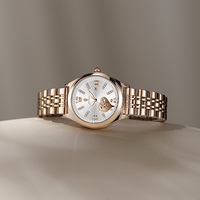 Montre Femme de Luxe Gohuos 7816, Étanche, Lumineuse, Date, Acier Inoxydable, Quartz, Élégante, Montre-Bracelet pour Femmes