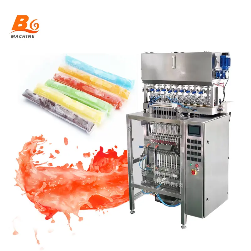 BG Automatic Multi-lane Ice Lolly Filling Sealing Packaging Machine