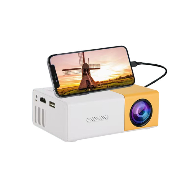 Portable Projector YG300 Mini Digital 4K Home Projector LCD HM USB 800 Lumen Theater Children Education Retail Packaging