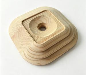 Mecanizado CNC de madera de fresno blanco personalizado, muestra de madera personalizada, grabado CNC, relieve 3D, suministro de fábrica - Product Image 2