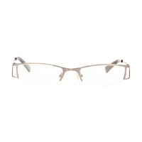 Gafas Ópticas de Metal de Media Montura, Diseño Moderno, Patillas Elegantes, Cómodas, Personalizables, Unisex, para Todas las Formas de Rostro, Envío Rápido
