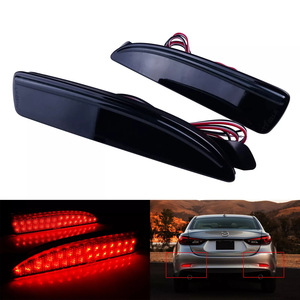 ไฟท้าย LED สำหรับรถยนต์มาสด้า 3 5 6 สีแดงขาว ไฟเบรก DRL ชุดไฟท้ายกันชนหลัง 12V รุ่น LY031 - Product Image 3
