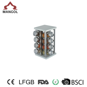 <span class=keywords><strong>ชั้น</strong></span>วางเครื่องเทศหมุนได้ สแตนเลสคุณภาพดี ขายดี ปี 2025 สำหรับขวดสี่เหลี่ยม 16 ขวด - Product Image 6