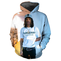 Sweat-shirt imprimé Star King Von pour homme, pull-over décontracté avec impression 3D, haute qualité, OEM