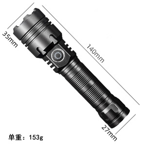 Lampe de poche tactique Luomen 140 mm 153 g rechargeable avec mode SOS Moonlight pour utilisation en cas d'urgence en extérieur - Product Image 1