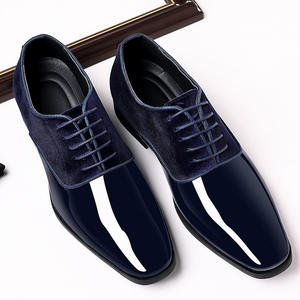 Zapatos de Vestir de Cuero para Hombre Diseño Novedoso de Moda 2025 de Buena Calidad Zapatos <span class=keywords><strong>Oxford</strong></span> de Gamuza Elegantes para Boda Formal - Product Image 2