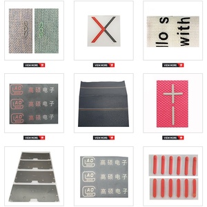 패턴 디자인 열전달 인쇄 기술 실리콘 가공 아름다운 실용적인 맞춤형 패브릭 실리콘 라벨 - Product Image 6