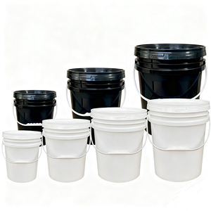 Cấp Thực Phẩm 1L 2.5L 2L 3L 4L 5L 10L 18L 20L 5 Gallon Nhựa Xô Với Xử <span class=keywords><strong>L</strong></span>ý Và Nắp Nhựa Thùng - Product Image 6