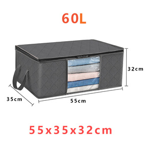 Agent d'achat d'articles ménagers 6 pièces en 1 sacs de rangement en toile pliables avec fermeture éclair pour le stockage des vêtements sac organisateur de vêtements - Product Image 5