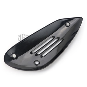 Otorcycle Real Arbon xhaust PE IPE sunsulation Csobre eat hiele rotrotector ccccessories <span class=keywords><strong>para</strong></span> VSSP200 250 300 - Product Image 3