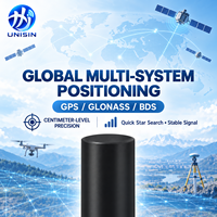 Antenne GNSS Quadrifilaire Haute Précision UNISIN GPS GLONASS BDS L1 L2 L5 B1 B2 SMA Mâle IP67 28dBi pour UAV RTK et Topographie