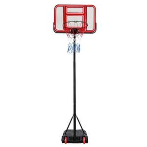 Support de basket-ball mobile Portable cerceau de basket-ball hauteur réglable support de balançoire en acier extérieur support de basket-ball pour enfants - Product Image 3