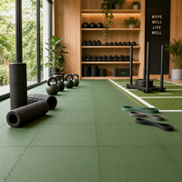 Dalles de sol en PVC emboîtables de 5 mm, résistantes, antidérapantes, imperméables, pour garage, salle de sport, atelier