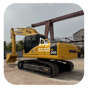 Second-hand Komatsu pc200 Excavator Original <b>Paint</b> Japan Brand 140kw Power SAA6D107E-1 Engine 0.9m³ <b>Bucket</b> Capacity pc160 pc240 - Product Image 1
