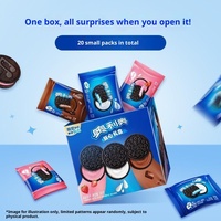 Vente en gros (prix d'usine) de snacks exotiques - Biscuits sandwich Oreo, Oreo assortis 5 saveurs, boîte cadeau colorée, 388g * 12