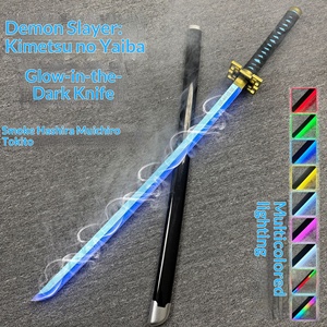 Espadas de Juguete de Plástico con Luz LED de Anime Tokitou Muichirou, No Afiladas, Seguras, con Atomización, para Niños - Product Image 1
