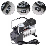Compresseur d'air électrique monocylindre, gonfleur de pneus de voiture portable et multifonctionnel, gonfleur de pneus électrique en plastique pour voiture