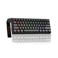 Teclado Gaming Magnético con Cable AULA WIN60 HE, Intercambiable en Caliente, Frecuencia de Sondeo de 8000 Hz, Modo de Activación Ajustable, Disparo Rápido, RGB