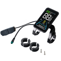Layar LCD Sepeda Listrik Yolin YL-81F UART2, Speedometer, Panel Kontrol E-bike 36V 48V 52V