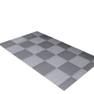 Modern Anti-slip Click Indoor Bathroom Shower <b>Mat</b> <b>Waterproof</b> PVC Mosaic Splicing Floor <b>Mat</b> with 3D Model Design - Product Image 2