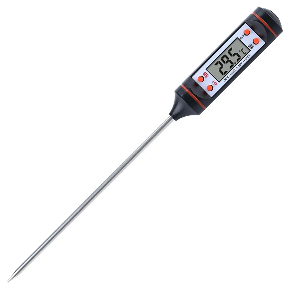 Stainless Steel Probe Barbecue Meat Baking Digital Food Thermometer Meter