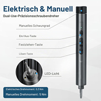 Jeu de tournevis de précision professionnels électriques, magnétiques, multi-tournevis, outils de réparation, batterie lithium-ion, organiseur enroulable
