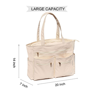Sacs à bandoulière multi-poches en nylon personnalisés, résistants à l'eau, pour enseignants, infirmières, ordinateur portable, travail quotidien, sac fourre-tout - Product Image 2