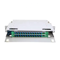 ODF Serat Optik Eksepsional - Tray 12 hingga 48 Core - Bundel SC/UPC - Disk Fusion Pigtail - Tray Kotak Koneksi Optik
