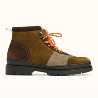 Baskets montantes de haute qualité pour hommes Bottes de randonnée en cuir suédé d'extérieur antidérapantes toutes saisons