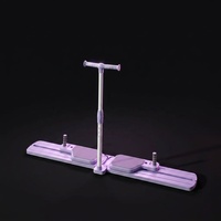 Macchina per sci Slim Legs Butt Lift, Stepper Pieghevole con Maniglia per Allenamento Cardio, Brucia Grassi e Tonificante per Donne a Casa