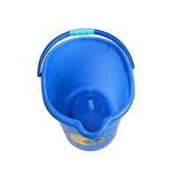 Seau à essorer pour serpillière en plastique 16L, couleurs assorties, sans roulettes, avec poignée en PP