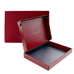 Boîte d'expédition postale en carton ondulé pliable avec impression personnalisée écologique, conception d'avion, emballage en papier, boîte d'expédition - Product Image 1