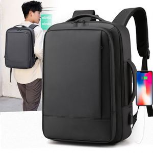 Sac à dos pour ordinateur portable de grande taille avec logo personnalisé, imperméable, pour hommes, pour le collège, pour filles, 15,6 pouces, USB, sac à dos de voyage pour le lycée - Product Image 6